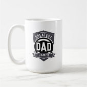 素晴らしパパモダン永遠の父の日の贈り物 コーヒーマグカップ (左)