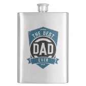 素晴らしパパモダン永遠の父の日の贈り物 フラスク (正面)
