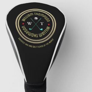 素晴らしパパ及び世界のゴルフプレーヤー ゴルフヘッドカバー