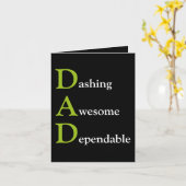 素晴らしパパ定おもしろい義の父の日 カード (黄色い花)