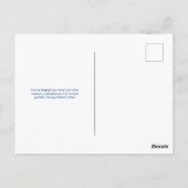 素晴らしパパ杯図解入りの、写真付きの ポストカード (裏面)