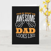 素晴らしパパ カード (黄色い花)