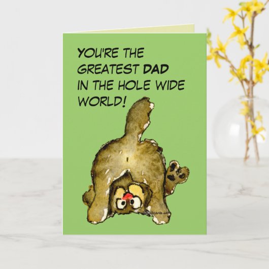 素晴らしパパ カード (黄色い花)