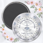 素晴らしパーソナライズされたキリスト教結婚式の引き出物 マグネット