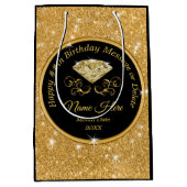 素晴らしパーソナライズされた誕生日抱き枕、任意の年 ミディアムペーパーバッグ (正面)