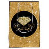 素晴らしパーソナライズされた誕生日抱き枕、任意の年 ミディアムペーパーバッグ (裏面)