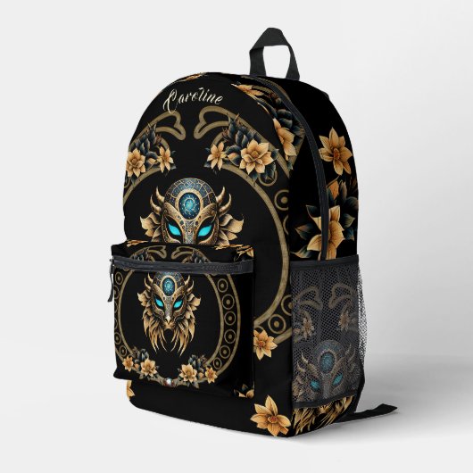 素晴らしファンタジーマスク。 プリントバックパック (裏面右端)