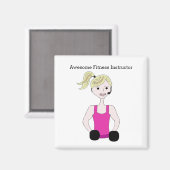 素晴らしフィットネスインストラクター マグネット (正面/裏面)