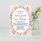 素晴らしフローラの結婚配列 招待状 (スタンド正面)