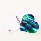 素晴らしブルーアルコ絵画ールインク ノートブック (内部)