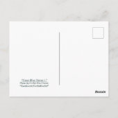 「素晴らしブルー・ヘロン1」 ポストカード (裏面)