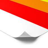 素晴らしプライドレインボーファインアートポスター ポスター (角)