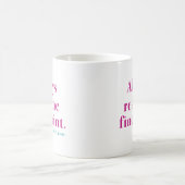 素晴らしプリント コーヒーマグカップ (中央)