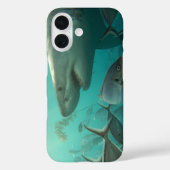 素晴らしホワイトシャーク海中オーストラリア動物 Case-Mate iPhoneケース (裏面)