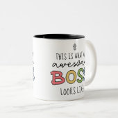 素晴らしボス |おもしろいボス ツートーンマグカップ (正面右)