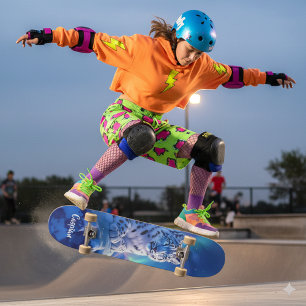 素晴らしマウンテンロックにユキヒョウ スケートボード