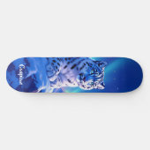 素晴らしマウンテンロックにユキヒョウ スケートボード (横)