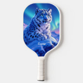 素晴らしマウンテンロックにユキヒョウ ピックルボールラケット (裏面)