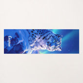素晴らしマウンテンロックにユキヒョウ ヨガマット (裏面(横))