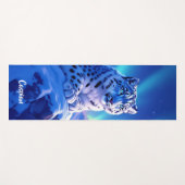 素晴らしマウンテンロックにユキヒョウ ヨガマット (正面(横))