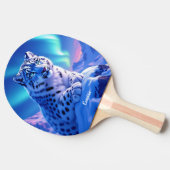 素晴らしマウンテンロックにユキヒョウ 卓球ラケット (横)