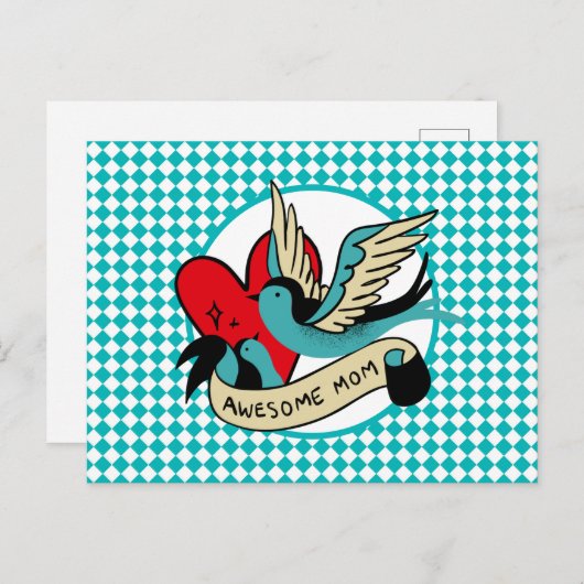 素晴らしマタトゥーとハーレクイン ポストカード (正面/裏面)