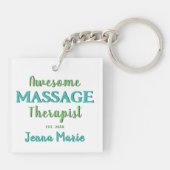 素晴らしマッサージセラピストカスタマイズ キーホルダー (裏面)