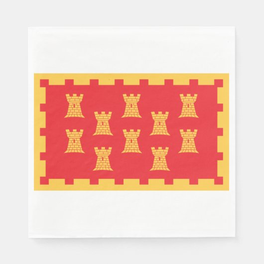 素晴らしマンチェスター州旗 スタンダードランチョンナプキン (正面)