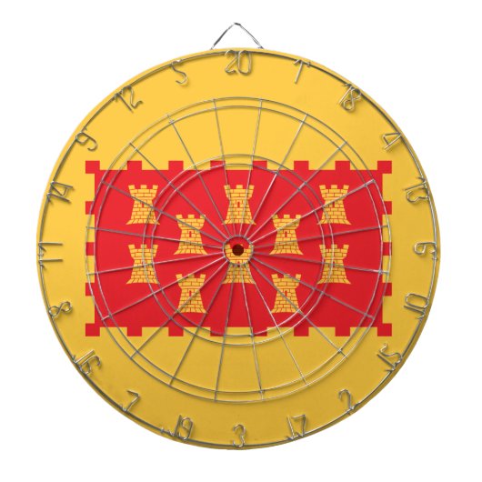 素晴らしマンチェスター州旗 ダーツボード (正面)