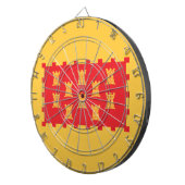 素晴らしマンチェスター州旗 ダーツボード (正面右)