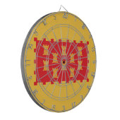 素晴らしマンチェスター州旗 ダーツボード (正面左)