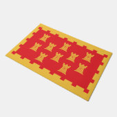 素晴らしマンチェスター州旗 ドアマット (アングル)