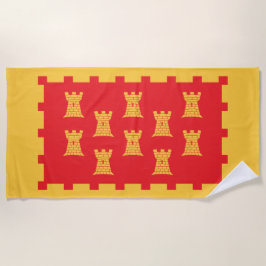 素晴らしマンチェスター州旗 ビーチタオル