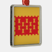 素晴らしマンチェスター州旗 メタルオーナメント (右)