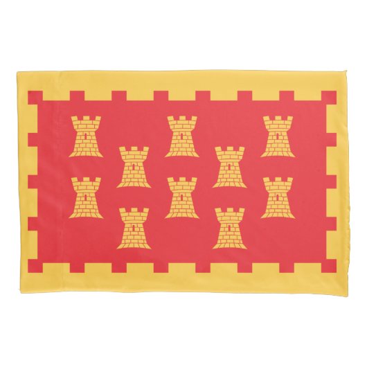 素晴らしマンチェスター州旗 枕カバー (正面左)