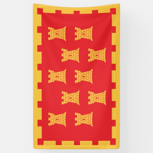 素晴らしマンチェスター州旗 横断幕 (縦)