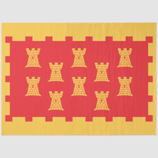 素晴らしマンチェスター州旗 薄葉紙 (正面)