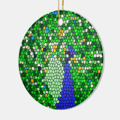 素晴らしモザイクカスタマイズギフト セラミックオーナメント (左)