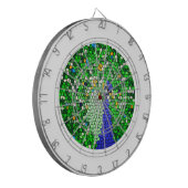 素晴らしモザイクカスタマイズギフト ダーツボード (正面左)