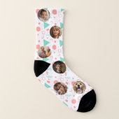 素晴らしモダンカスタマイズ可能な家族用写真用ソックス ソックス (右外側)