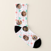 素晴らしモダンカスタマイズ可能な家族用写真用ソックス ソックス (左内側)