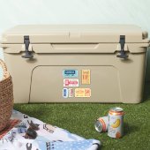 素晴らしレトロ演劇チケット シール (クーラー)