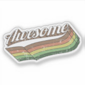 素晴らしレトロ シール (正面)