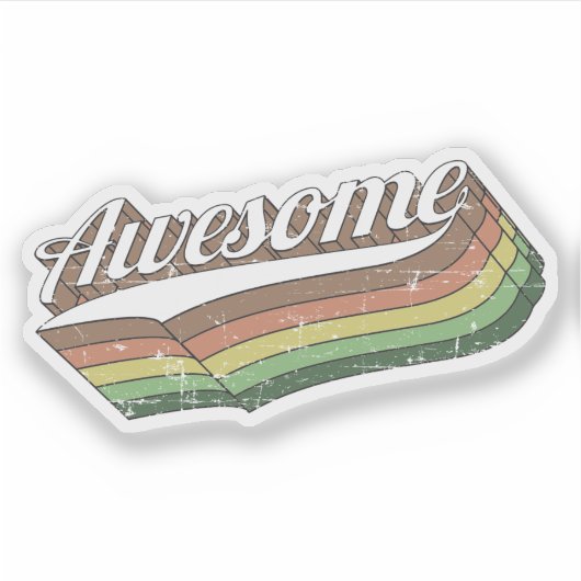 素晴らしレトロ シール (正面)