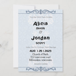 素晴らしレース – 結婚式招待状 招待状