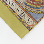 素晴らしヴィンテージ旧ワールドマップアンティークマップ フリースブランケット (角)