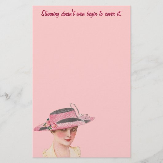 素晴らしヴィンテージ 便箋 (正面)