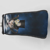 素晴らし不機嫌ハッタティーポットキャットお洒落デザイン ゴルフヘッドカバー (正面)