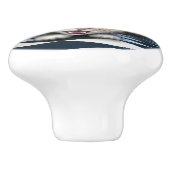 素晴らし不機嫌ハッタティーポットキャットお洒落デザイン セラミックノブ (側面)