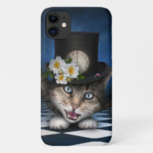 素晴らし不機嫌ハッタティーポットキャットお洒落デザイン iPhone 11 ケース